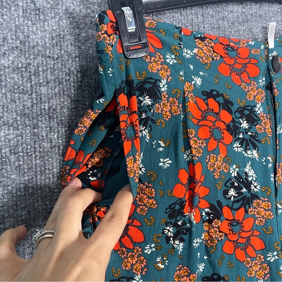 Free People Women’s Small Floral Flared Retro Pants Can’t Take My Eyes Off You - Picture 7 of 11